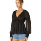 Free People Women's Day Dreaming Top Size  Black Size Small