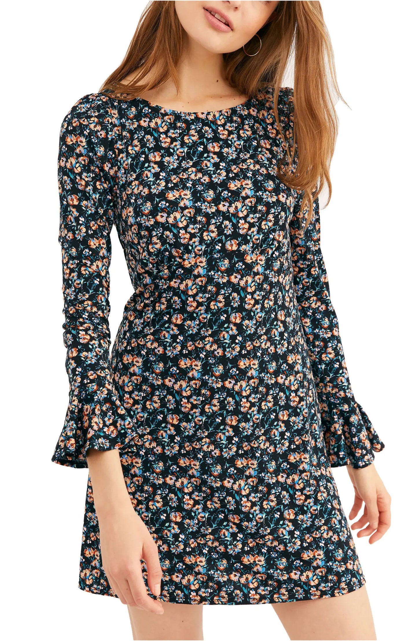 Free PeopleWomen's Say Hello Mini Dress Black Size X-Small