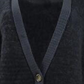 Free People Women's Snow Drop Cardigan Sweater Black Size X-Small