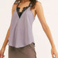Free People Women's Starlight Camisole Dark Purple Size Small