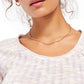 Free People Women's Long Sleeve Scoop Neck Sweater Pink Size X-Large