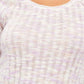 Free People Women's Long Sleeve Scoop Neck Sweater Pink Size X-Large
