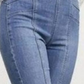 Free People Women's Feel Alright Skinny Jeans Dark Blue Size 27