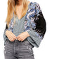 Free People Women's Mix N Match Blouse Black Size Small
