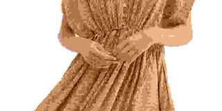 Free People Women's One Fine Day Floral Print Mini Dress Brown Size Medium