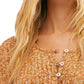 Free People Women's One Fine Day Casual Dress Printed Belted Brown Size X-Large