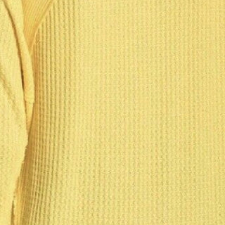 Free People Women's Santa Clara Thermal Top Yellow Size Small