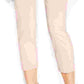 Alfani Women's Petite Tummy-Control Pull-On Capri Pants Pink Size 10 P