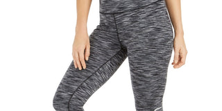 Calvin Klein Women's Cold Gear Fleece-Lined High-Waist Leggings Beige Size X-Small