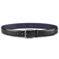 Original Penguin Men's Burnished Bird Leather Belt Black Size 42 REG