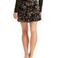 Rachel Roy Women's Dora Printed Mini Skirt Black Size Large