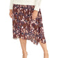 Rachel Roy Women's Trendy Plus Size Printed A-Line Skirt Red Size 3X