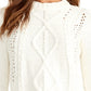 Rachel Roy Women's Adrina Pullover Sweater White Size Small