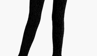 Rachel Roy Women's Animal Print Jeans Black Size 30