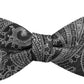 Ryan Seacrest Distinction Men's Acacia Paisley Bow Tie  Black One Size