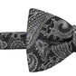 Ryan Seacrest Distinction Men's Acacia Paisley Bow Tie  Black One Size