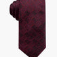 Ryan Seacrest Distinction Men's Franco Geo Silk Geo Print Neck Tie Red Size Regular