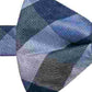 Ryan Seacrest Distinction Men's Weho Silk Check Print Bow Tie Bright Blue Size Regular