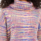 No Comment Juniors' Metallic Turtleneck Sweater Assorted Size Medium