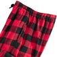 Perry Ellis Men's Buffalo Plaid Fleece Pajama Pants Red Size Small
