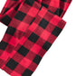 Perry Ellis Men's Buffalo Plaid Fleece Pajama Pants Red Size Small