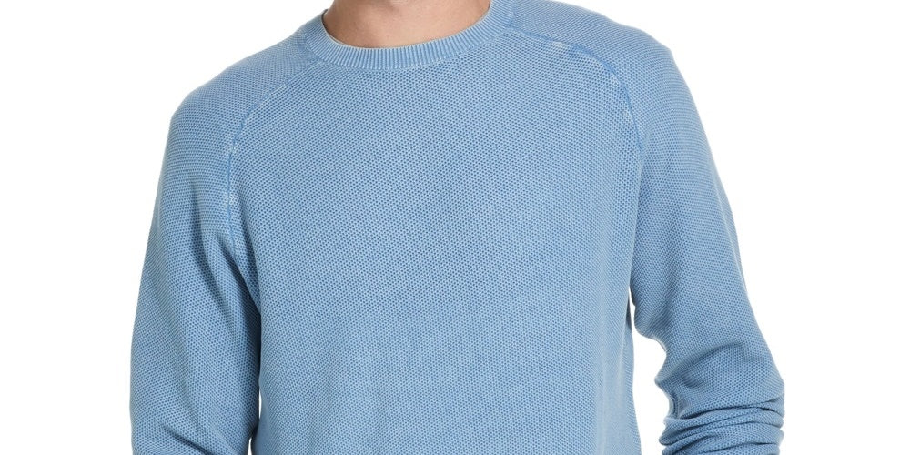 Weatherproof Vintage Men's Stonewashed Sweater Blue Size Medium