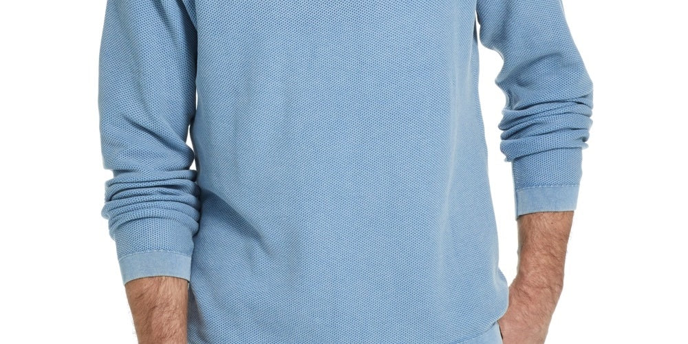 Weatherproof Vintage Men's Stonewashed Sweater Blue Size Medium
