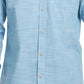 Weatherproof Vintage Men's Pinstripe Collared Dress Shirt Blue Size Small