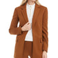 Calvin Klein Women's Open Front Blazer Brown Size 10