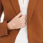 Calvin Klein Women's Open Front Blazer Brown Size 10