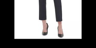 Calvin Klein Women's Twill Slim Leg Pants Navy Size 2