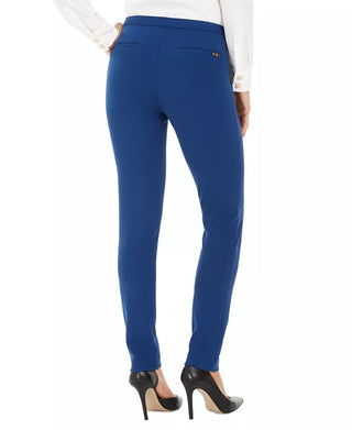 Calvin Klein Women's Scuba Crepe Pants Blue Size 2