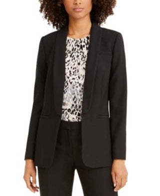 Calvin Klein Women's Parker Twill Blazer Black Size 6