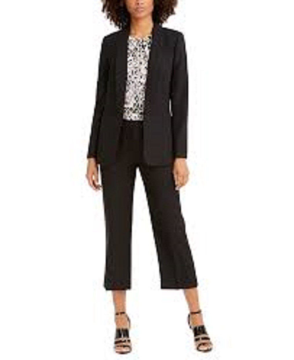 Calvin Klein Women's Parker Twill Blazer Black Size 6