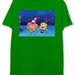 Freeze 24-7 Men's Spongebob & Patrick Christmas T-Shirt Green Size Medium