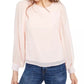 Q & A Women's Volume Sleeve Blouse Pink Size X-Small