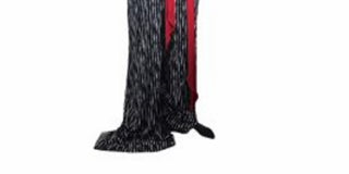 Connected Apparel Women's Tie Color Block Sleeveless Scoop Neck Tank Wide Leg Evening Jumpsuit Black Size 10 P