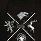 Ripple Junction Men's Game Of Thrones Symbols T-Shirt Black Size Small
