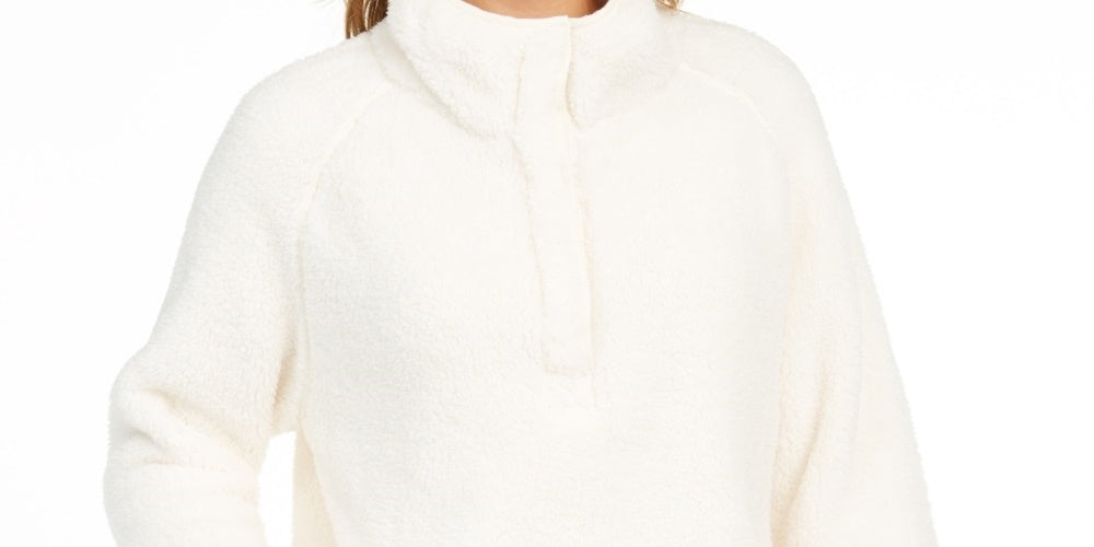32 Degrees Women's Fleece Sweater White Size Small