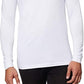 32 Degrees Men's Base Layer Mock-Neck Shirt White Size Small