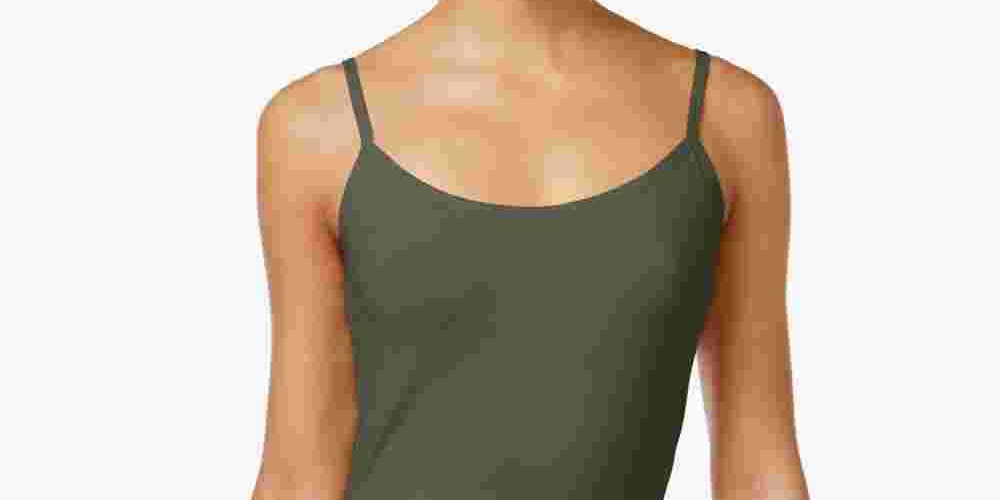 Planet Gold Junior's Cami Green Size X-Small