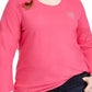 Tommy Hilfiger Women's Embellished Bell Sleeve Top  Pink Size 1X