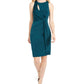 Guess Women's Flynn Knot-Front Sleeveless Mini Dress Green Size Small