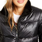 Guess Women's Felicia Reversible Faux-Faux Puffer Coat Black Size X-Small