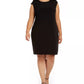 Calvin Klein Women's Plus Sleeveless Embellished Sheath Dress Black Size 2X