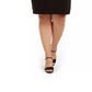 Calvin Klein Women's Plus Sleeveless Embellished Sheath Dress Black Size 2X