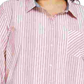 Tommy Hilfiger Women's Striped Cotton Shirt Red Size 2X