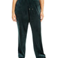 Calvin Klein Women's Plus Size Velour Wide-Leg Pants Blue Size 2X