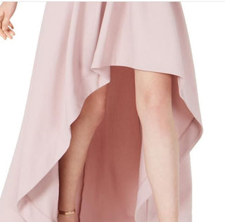 Speechless Junior's Strapless High Low Sleeveless Strapless Maxi Formal Dress Red Size 9