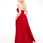 Speechless Juniors' Strapless High-Low Dress Red Size 11